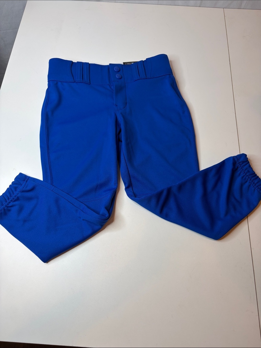 Champro Girls Tournament Traditional Softball Pant - BP11 Blue Girls Medium NWT - Picture 2 of 11